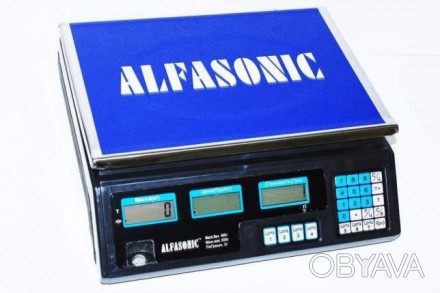 Весы торговые 40 кг со счетчиком цены AlfaSonic AS A-40
В весах электронных име. . фото 1