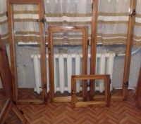 Продам деревяные окна, без коробки и луток, стояли в квартире, в хорошем состоян. . фото 6