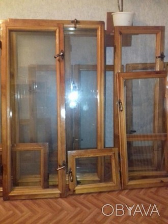 Продам деревяные окна, без коробки и луток, стояли в квартире, в хорошем состоян. . фото 1