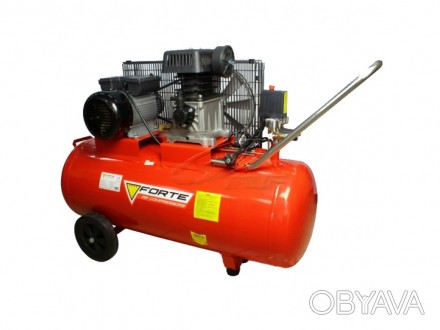 Одноступенчатый компрессор Forte ZA 65-50 оборудован двигателем мощностью 2200 В. . фото 1