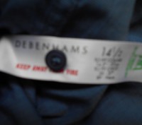Рубашка Thomas Nasn Debenhams размер 14 , пог- 54 , от плеча до плеча- 45 , д-на. . фото 8