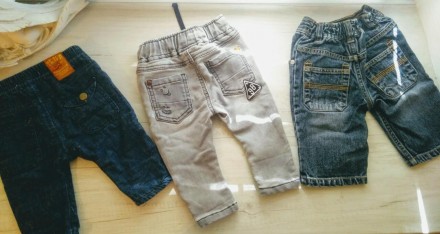 Классные детские джинсы, все в хорошем состоянии, от 3 до 6 мес, мы носили дольш. . фото 6