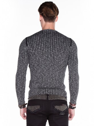  Пуловер мужской Cipo & Baxx, 50%КОТТОН,25%ПОЛИАКРИЛ,25%ВИСКОН. Cipo & B. . фото 3