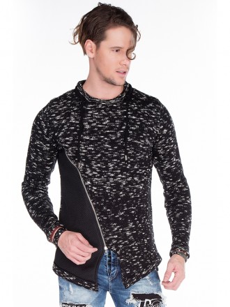  Пуловер мужской Cipo & Baxx, 50%КОТТОН,25%ПОЛИАКРИЛ,25%ВИСКОН. Cipo & B. . фото 2