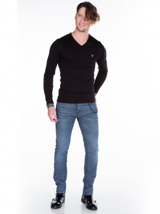  Пуловер мужской Cipo & Baxx, 50%ВИСКОН, 50%АКРИЛ. Cipo & Baxx – э. . фото 4
