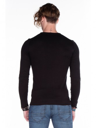  Пуловер мужской Cipo & Baxx, 50%ВИСКОН, 50%АКРИЛ. Cipo & Baxx – э. . фото 3