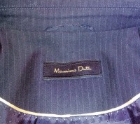 Продам пиджак Massimo Dutti темносерого цвета в тонкую полоску,практически новый. . фото 6