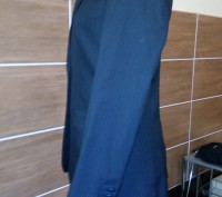 Продам пиджак Massimo Dutti темносерого цвета в тонкую полоску,практически новый. . фото 4