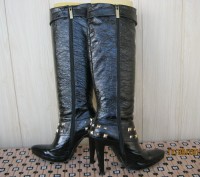 Продаются женские кожанные сапоги марки Fellini, черного цвета , производства Ит. . фото 6