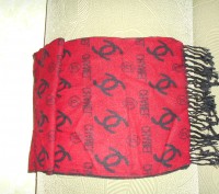Женский шарф  Chanel  д-на - 1,55см,  ш-на  31 см .. . фото 6