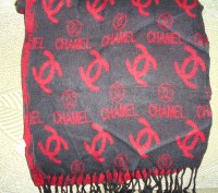 Женский шарф  Chanel  д-на - 1,55см,  ш-на  31 см .. . фото 4