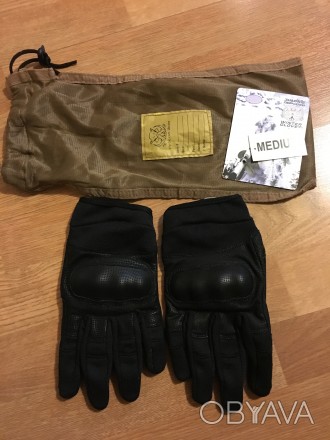 Полевые стрелковые перчатки с защитой костяшек "FFG" (Frogman field gloves with . . фото 1