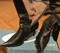 Продам зимние кожаные женские сапожки на натуральном меху,размер 40 на полную но. . фото 2