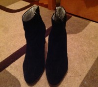 Итальянские замшевые ботиночки, внутри натуральная кожа. Высота каблука 11 см, в. . фото 2