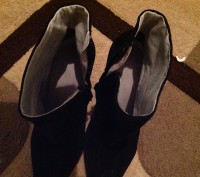 Итальянские замшевые ботиночки, внутри натуральная кожа. Высота каблука 11 см, в. . фото 6