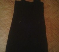 Черный школьный сарафан для девочки. Стильный и удобный.
Длина изделия (без лям. . фото 3