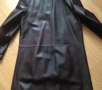 Пальто кожаное с утепленным подкладом.Очень мягкая кожа,удачный классический пок. . фото 5