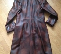 Пальто кожаное в отличном состоянии,с утепленным подкладом.В комплекте есть воро. . фото 5