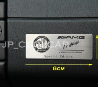 Эмблема наклейка из аллюминиевого сплава на Mercedes Benz "AMG Special Edition".. . фото 4
