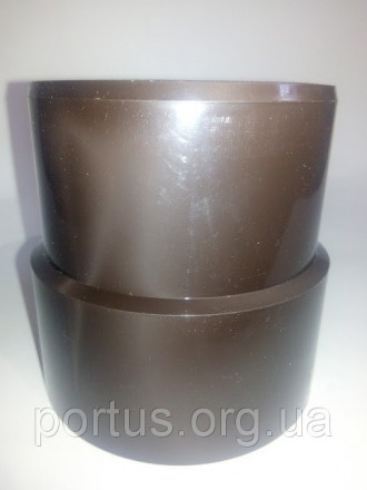 
Муфта трубы водосточной, цвет коричневый, XV-PLAST, предназначена для соединени. . фото 5