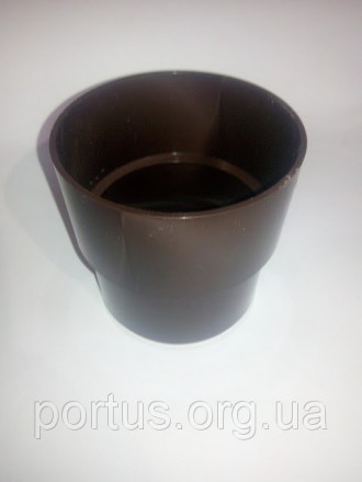 
Муфта трубы водосточной, цвет коричневый, XV-PLAST, предназначена для соединени. . фото 6