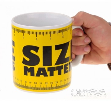 Чашка гигант Size matters
Огромная чашка для любителя много пить.
Обьем 0,85 л. . фото 1