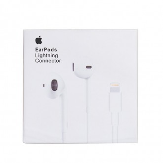 Наушники вкладыши Apple EarPods Original Lightning  - отличный выбор модели в св. . фото 3