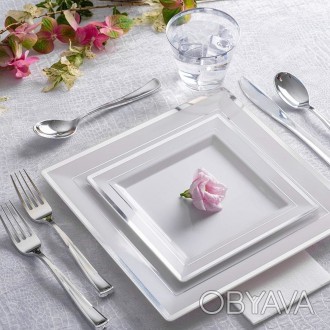 Посуда одноразовая из стеклопластика – очень видовая, если фуршет, свадьба, прир. . фото 1