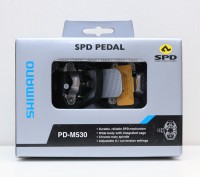 Педали Shimano PD-M530 SPD с шипами
(Коробочная версия)

Недорогие педали с о. . фото 3