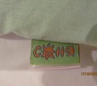 Одеяло-конверт нежно зеленого цвета в хорошем состоянии (на внутренней стороне е. . фото 4