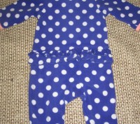 Флисовые человечики и флисовый костюмчик на возраст 0-3 месяца Бренд Carters.  С. . фото 4