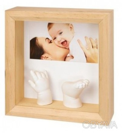 Рамочка с фото + скульптура Baby Art - это замечательный памятный сувенир из ран. . фото 1