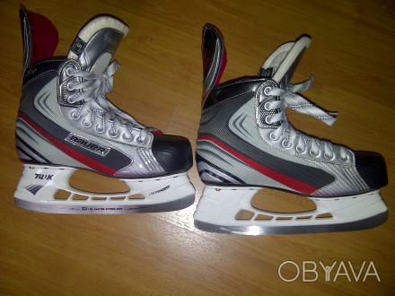 Продам хоккейные коньки Bauer Vapor X4.0 размер 5EE ( 25 см стелька ), состояние. . фото 1