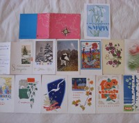 На 1,2,3 - м фото подписанные советские открытки 50-60-х годов в хорошем состоян. . фото 4