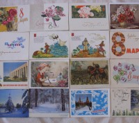 На 1,2,3 - м фото подписанные советские открытки 50-60-х годов в хорошем состоян. . фото 3