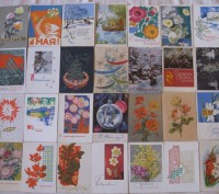 На 1,2,3 - м фото подписанные советские открытки 50-60-х годов в хорошем состоян. . фото 2