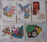 На 1,2,3 - м фото подписанные советские открытки 50-60-х годов в хорошем состоян. . фото 5