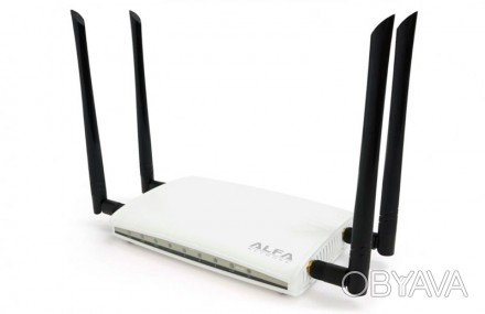 Новый двух диапазонный wi-fi маршрутизатор Alfa Network AC1200R по акции. Распро. . фото 1
