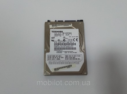 Жесткий диск 2.5" 120Gb Toshiba (NZ-10160)
Жесткий диск Toshiba MK1237GSX 2.5 SA. . фото 2