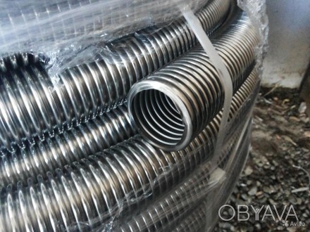 Эластичные алюминиевые воздуховоды используются в вентиляции и климатических сис. . фото 1