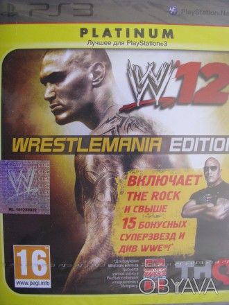 W 12 WrestleMania  PS 3 лучшее Play Station 3 Platinum
Новый диск в заводской у. . фото 1