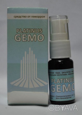 Cредство от гемороя GEMO PLATINUS   представляет собой средство, которое содержи. . фото 1