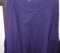 Продам фирменный свитер фиолетового цвета из шерсти и вискозы. Полуобъем груди 7. . фото 3