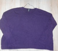 Продам фирменный свитер фиолетового цвета из шерсти и вискозы. Полуобъем груди 7. . фото 5