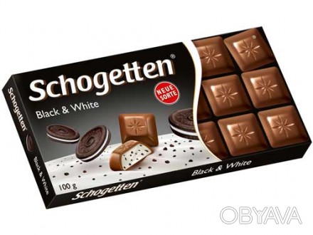 Шоколад Schogetten Black & White 100г Германия. Вкуснейшие итальянские и немецки. . фото 1