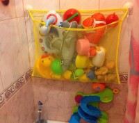 Органайзер для игрушек в ванную очень удобная вещь, благодаря которой игрушки бу. . фото 2