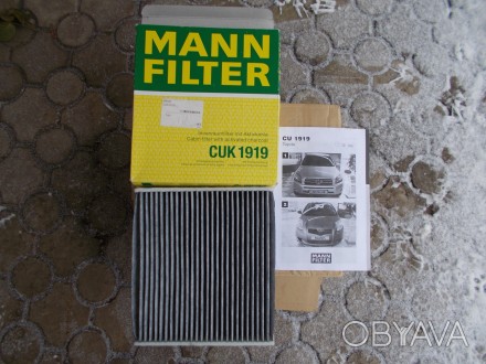 Продаю абсолютно новый воздушный фильтр салона MANN-FILTER CUK 1919, так как был. . фото 1