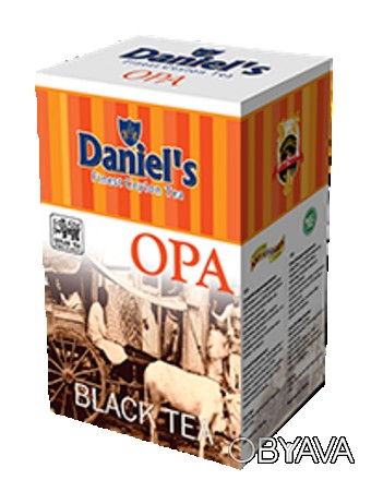 Чай чёрный оптом Daniel"s KANDY HIGH GROWN OPA 100гр крупнолистовой Цейлонский.
. . фото 1