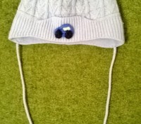 Продам набор теплую шапочку + шарфик для малыша нежно голубого цвета.
Шапочка п. . фото 3