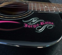 Эксклюзивная акустическая гитара Dean "The Jorja-Raine" Bret Michaels signature.. . фото 4